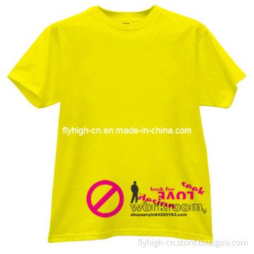 Printed Yellow Branded Printing T-Shirt